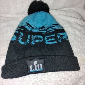 Philadelphia Eagles Super Bowl LII 52 Champions Beenie Knit Hat New Era Playoffs